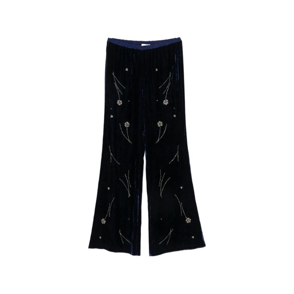 Forte Forte Blue Trousers - Palazzo Pants Women